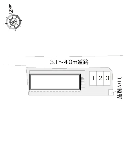 茅ヶ崎市萩園 月極駐車場